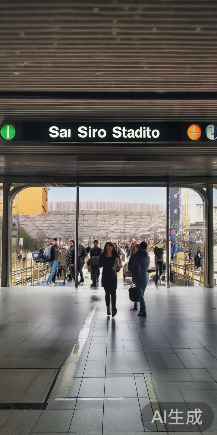 地铁线路：乘坐米兰地铁线3号线（腐蚀线），在San